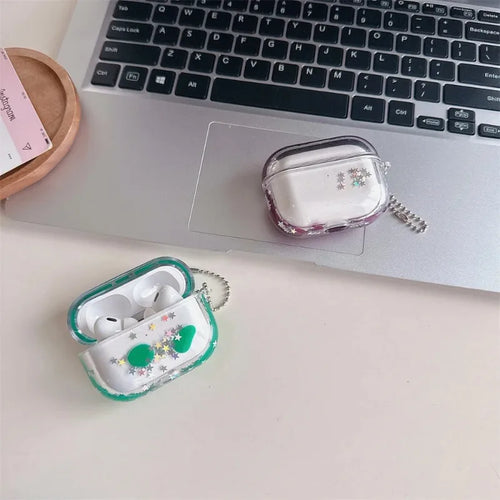 Apple AirPods 用 リキッドクイックサンド クリアシリコンケース