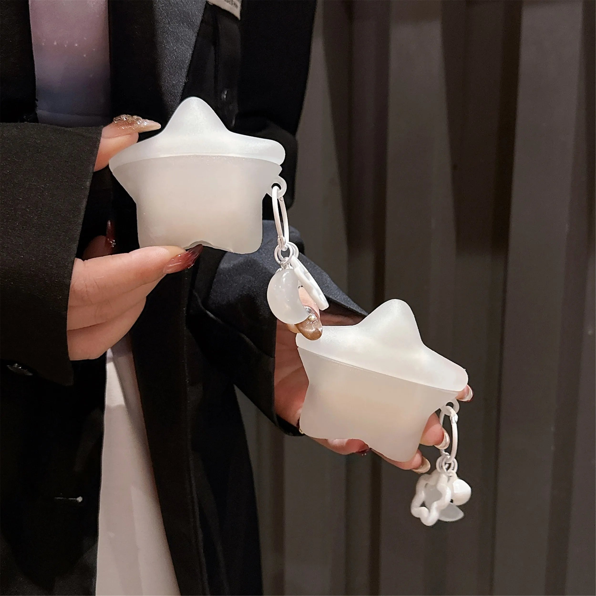 Apple AirPods 蛍光星形ケース