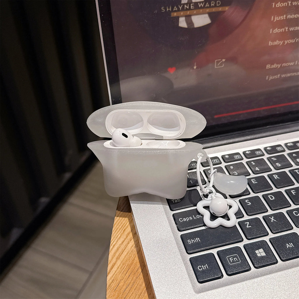 Apple AirPods 蛍光星形ケース
