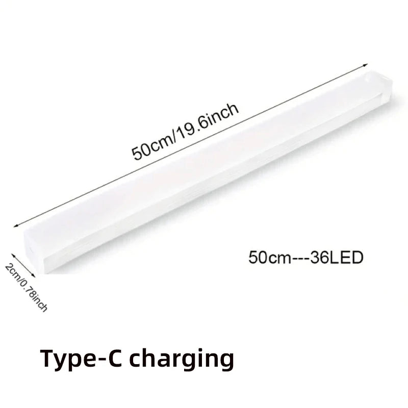 Automatically illuminates when approached | Rechargeable sensor light (no wiring required, with dimming function)
