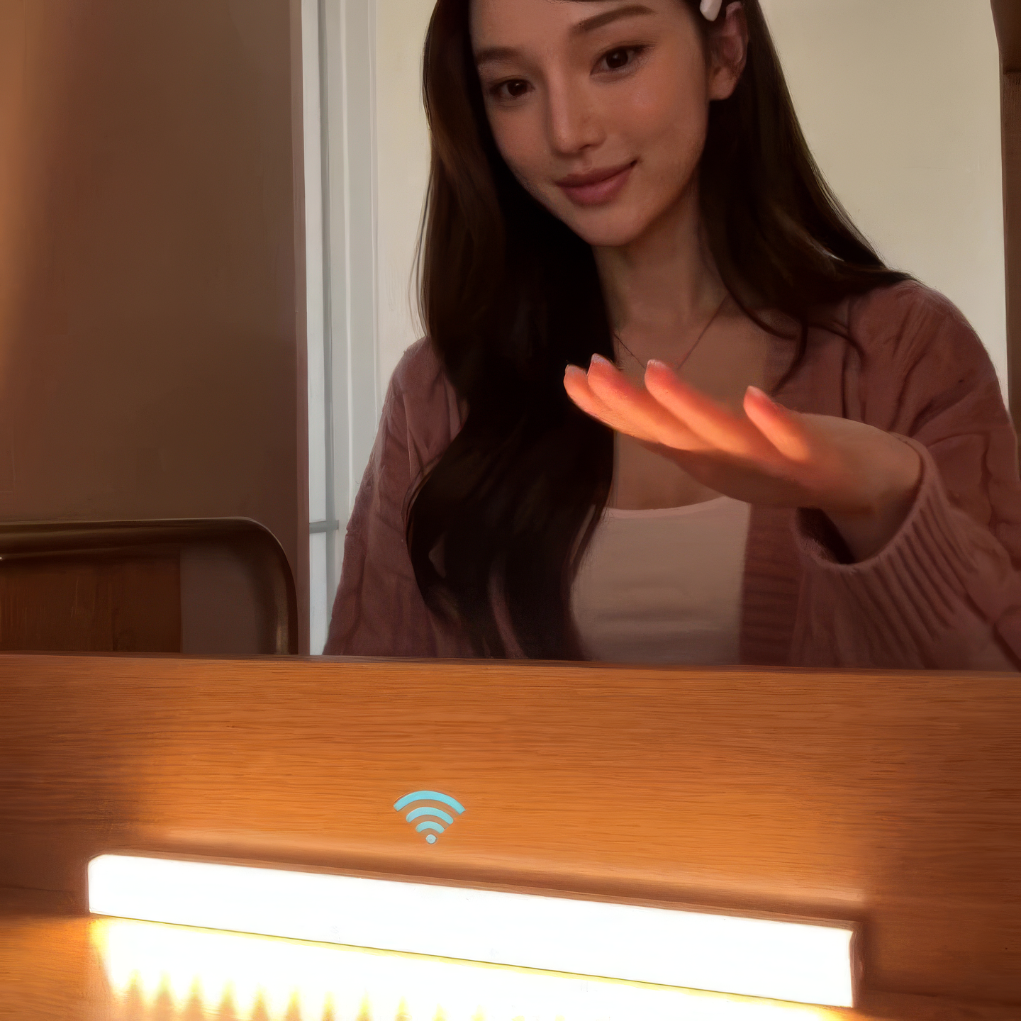 Automatically illuminates when approached | Rechargeable sensor light (no wiring required, with dimming function)